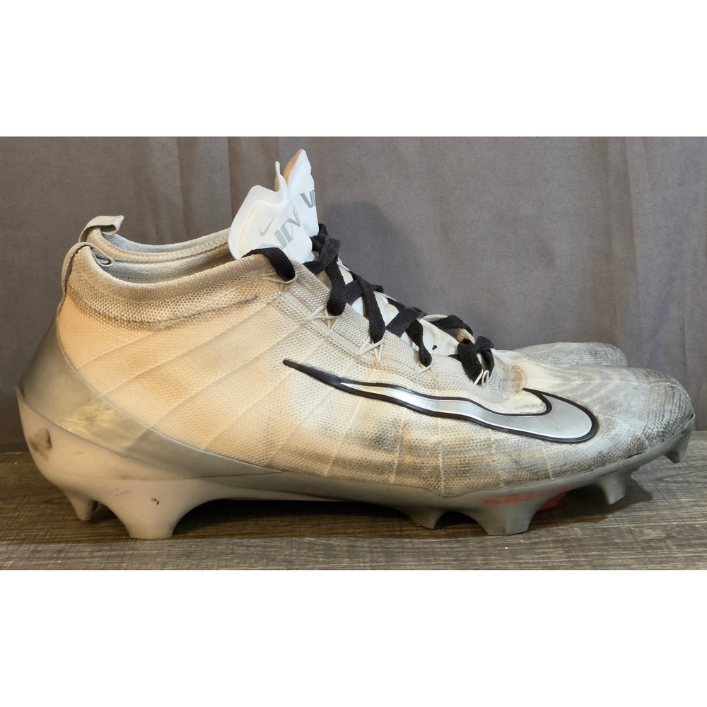 Nike Zoom Vapor Elite 1 Football Cleats Men's Size 13 White Gray